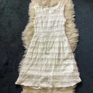 Dress Matilda Jane white lace sleeveless mini dress 4
